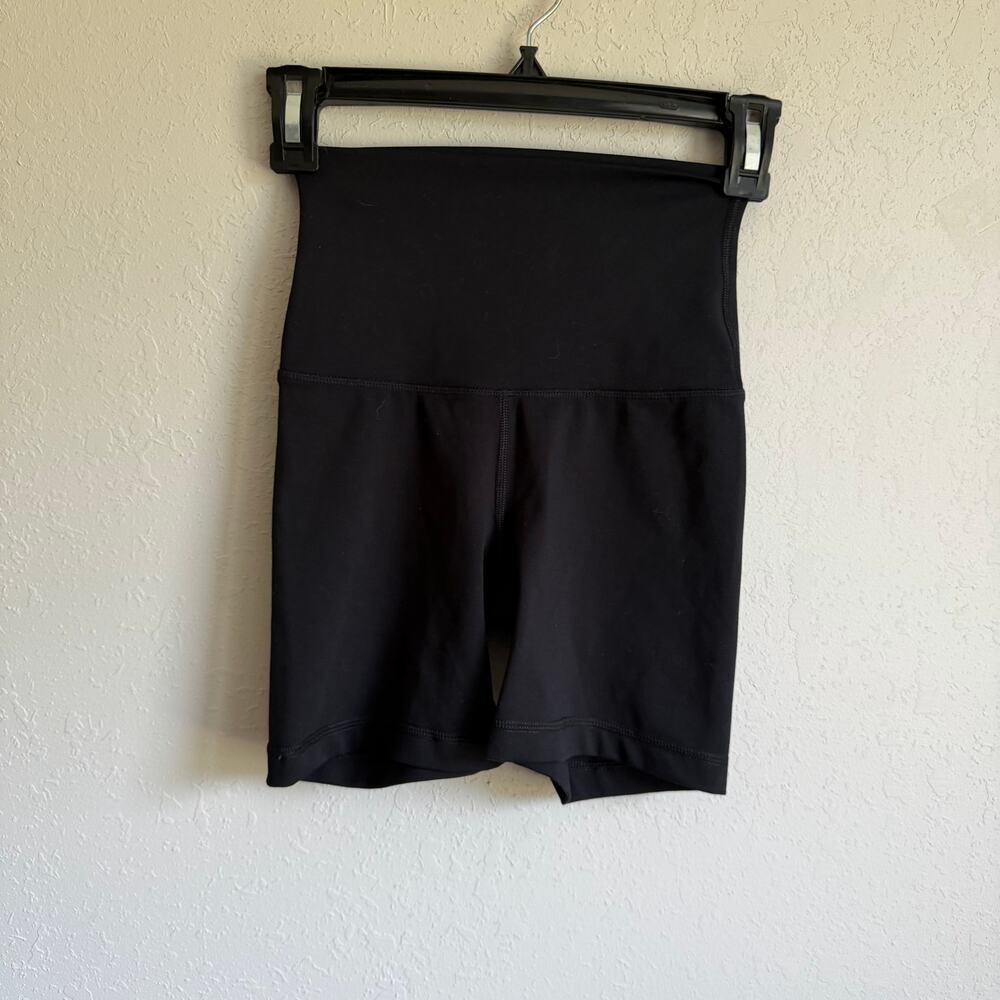 Yogalicious Lux Black Lux Everyday 5” Biker Athletic Shorts Womens XS Workout